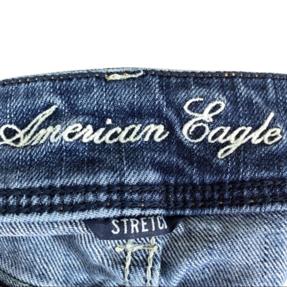 American Eagle Slim Boot Denim Jeans- Size 2R - Picture 7 of 8